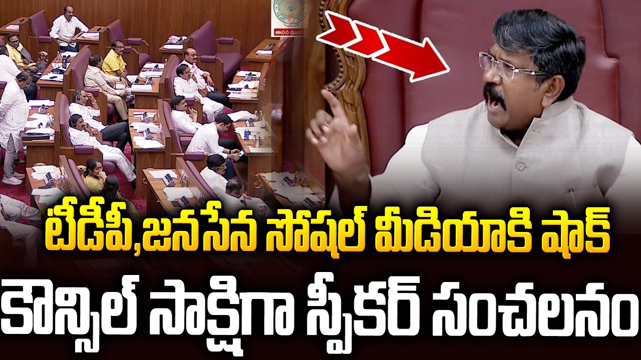 నా మీదే పిచ్చి పోస్ట్ లా🔥🔥కౌన్సిల్ సఖిగా సోషల్ మీడియాకి షాకిచ్చిన స్పీకర్ #apcouncil Speaker | SMP