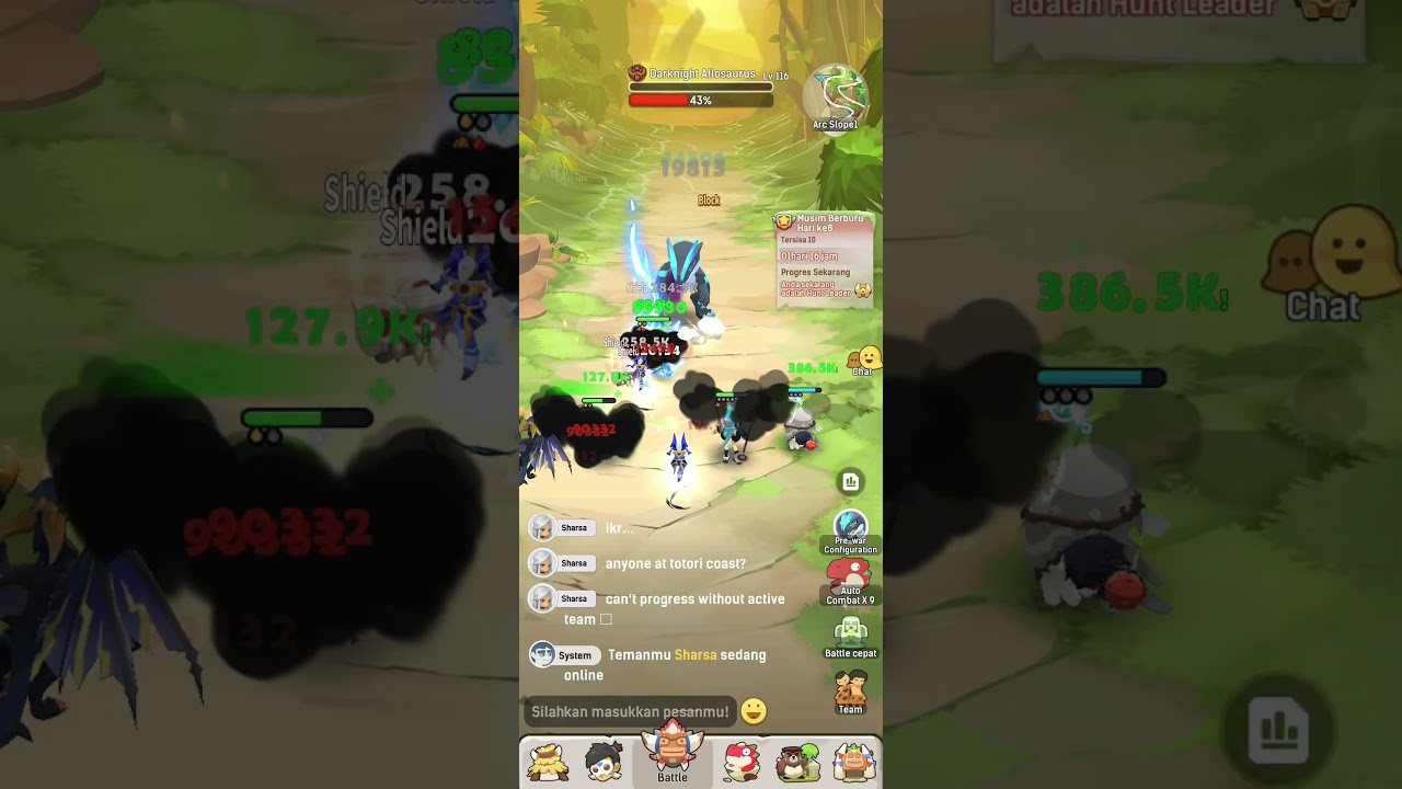 Hunting Season day-8 Arc Slope-1 Ulala idle Adventure