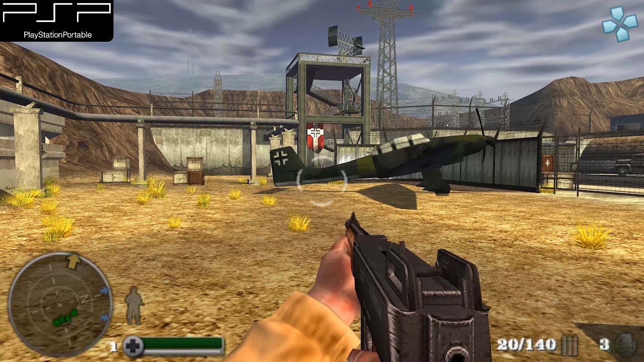 Medal of Honor: Heroes - PSP Gameplay 4k 2160p (PPSSPP)
