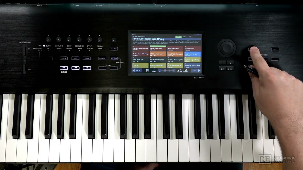 Korg Nautilus 101: Korg Nautilus Video Manual - Pedals and Polarity