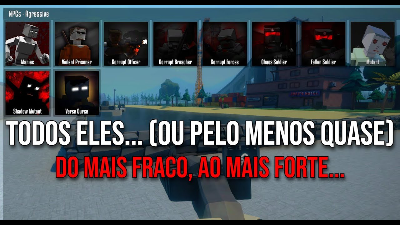 Tentando matar Todos os NPCs agressivos no GoreBox... (ou quase todos)
