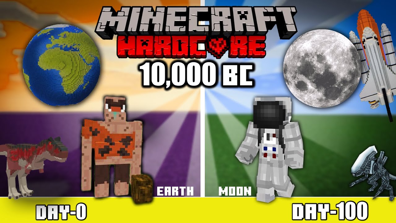 I Survive 100 days in 10,000 BC