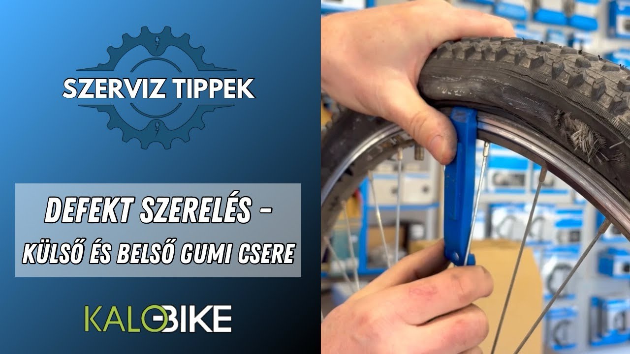 Defekt szerelés - külső és belső gumi csere 🚴🔧 | Lépésről lépésre