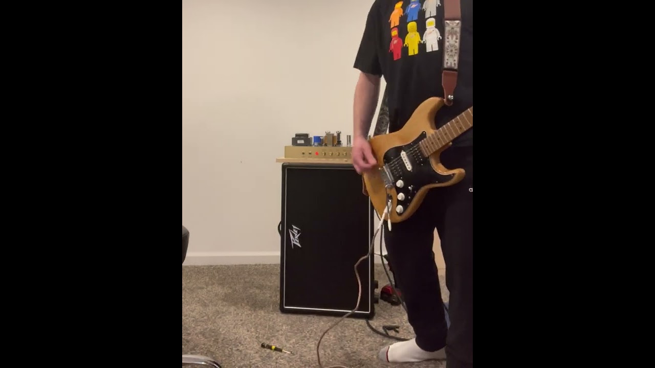 Quick and dirty demo of Trinity Thor amp kit I built just shot on iPhone
