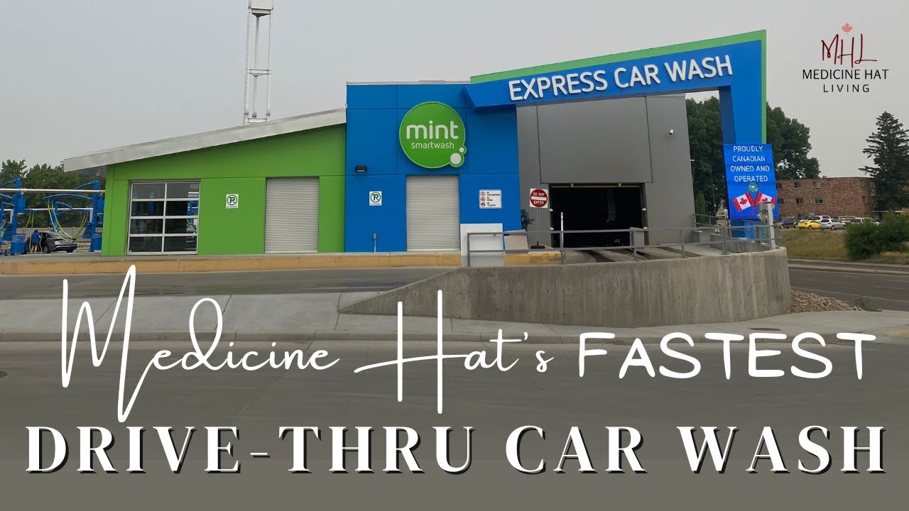 Drive Thru Car Wash 🚗💨| Mint Smartwash | Medicine Hat's Fastest Car Wash #canada #carwash