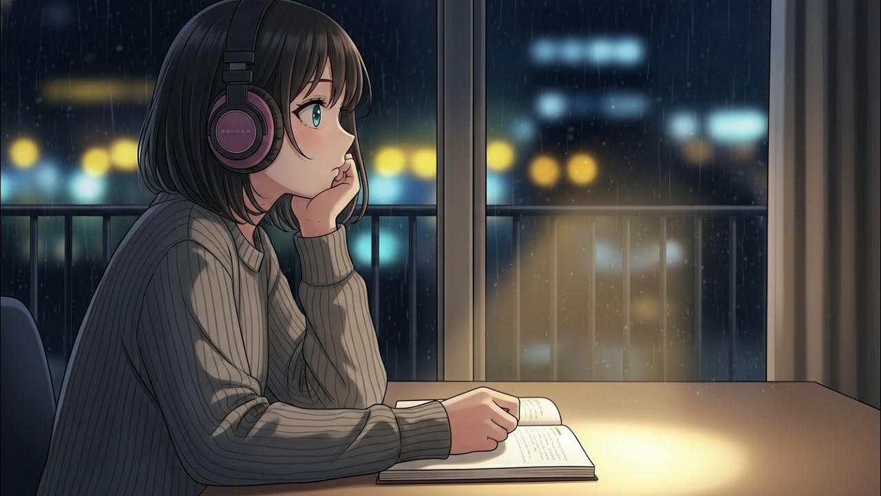 Late Night Study Lofi 🌧️ No Distractions