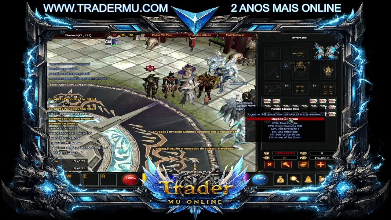 LIVE DE EVENTOS TRADER MUONLINE !