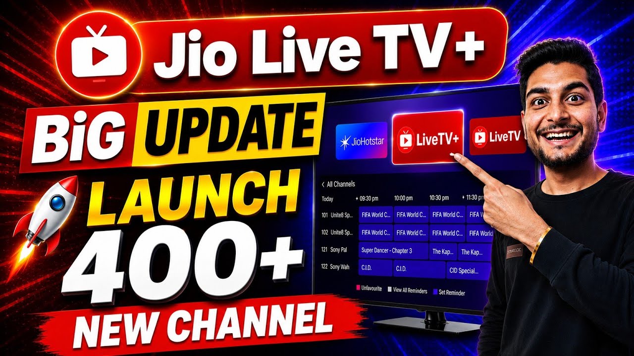 Jio Live Tv+ BiG Update | Launch 400 New Channel