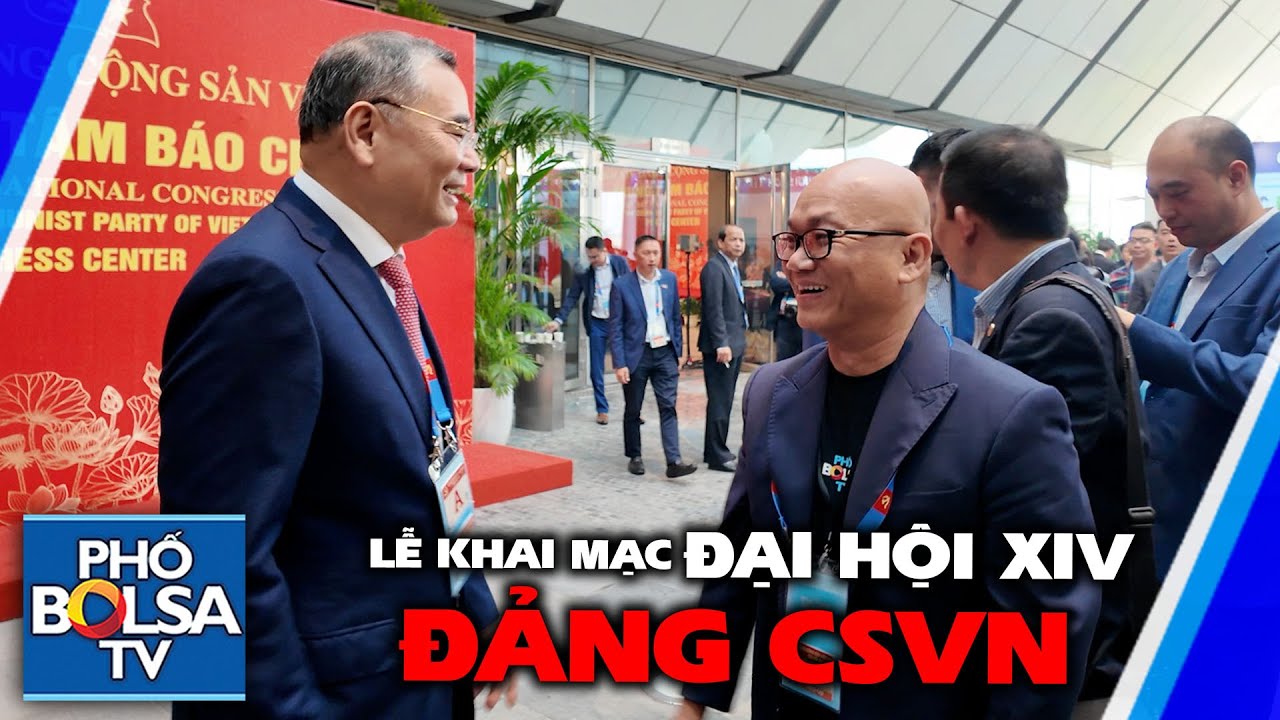 Theo dõi lễ khai mạc Đại hội XIV Đảng CSVN từ Trung tâm báo chí, TT Hội nghị QG Mỹ Đình, Hà Nội