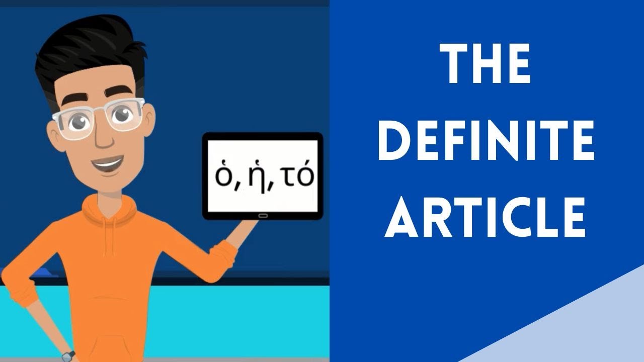Learn Ancient Greek: The Definite Article [SUB ESP]