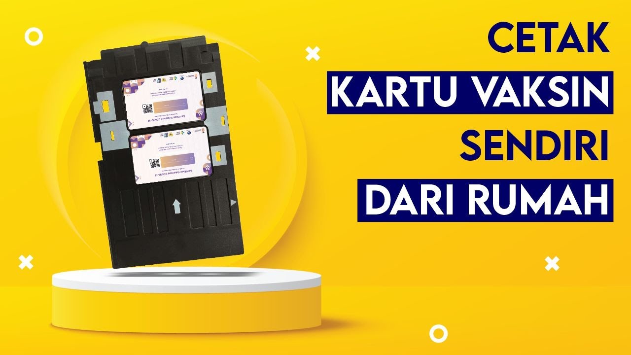 Cetak Vaksin Model KTP Printer Epson L805 L800 L850 T60 Tinta Anti Luntur
