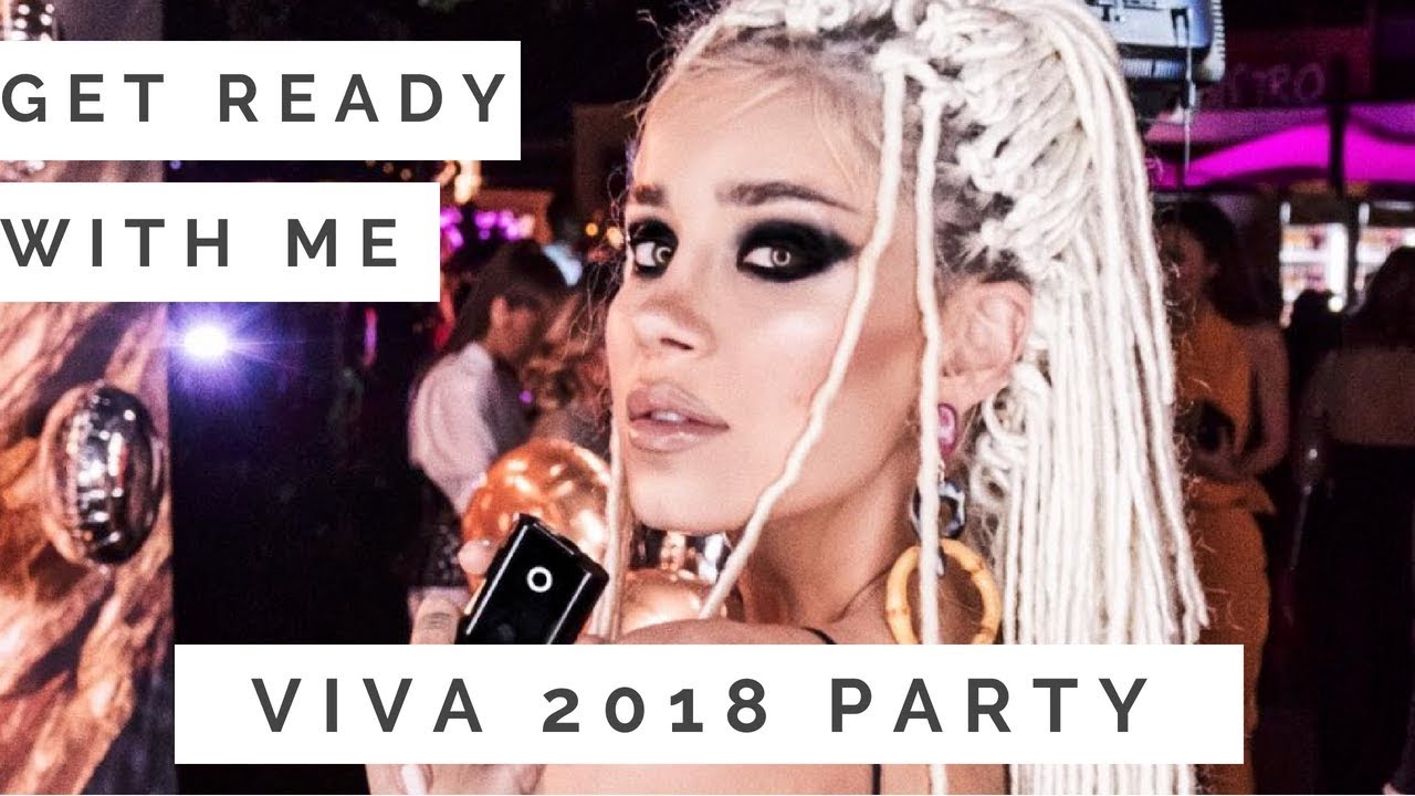 BEAUTY: GET READY WITH ME VIVA 2018 / Wet Smokey Eye