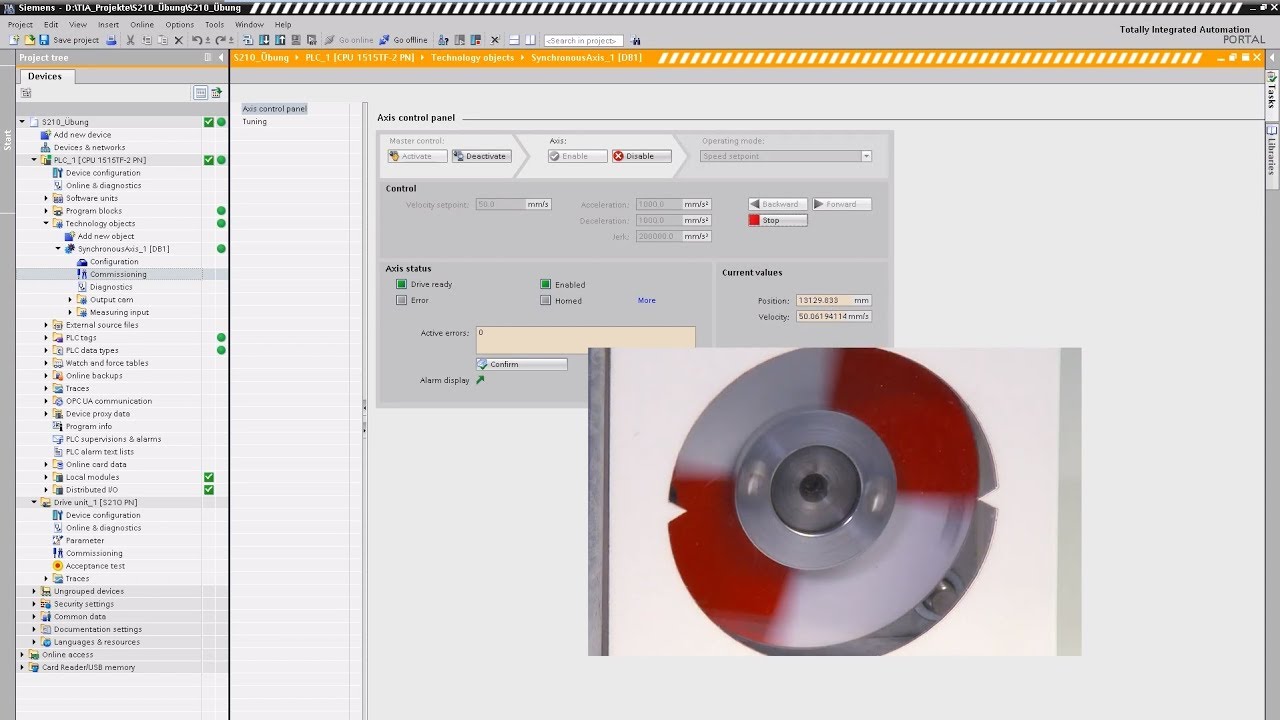 SINAMICS S210 - Motion Control in TIA Portal with SIMATIC and SINAMICS