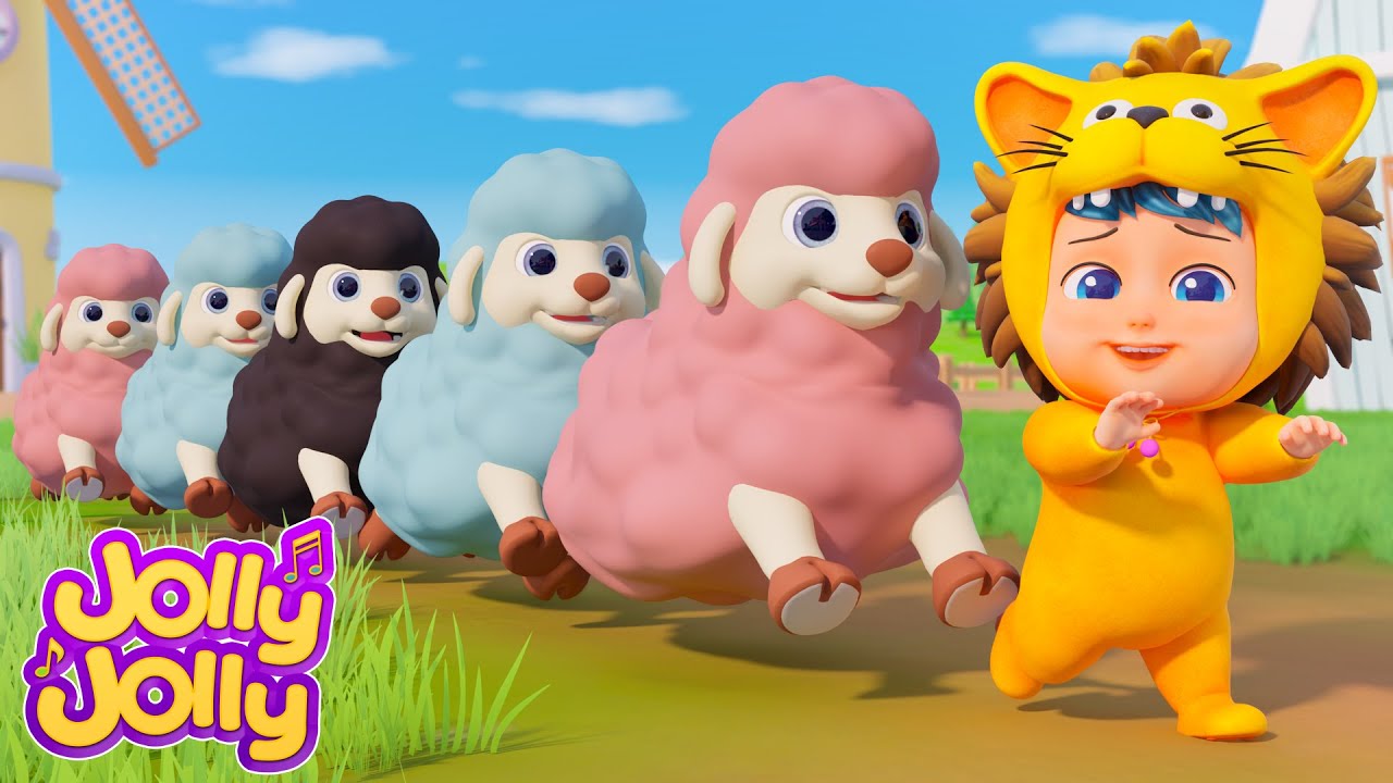 Баа-баа черная овца + Еще - Поймай овцу | Jolly Jolly - Учись и играй - Детские стишки
