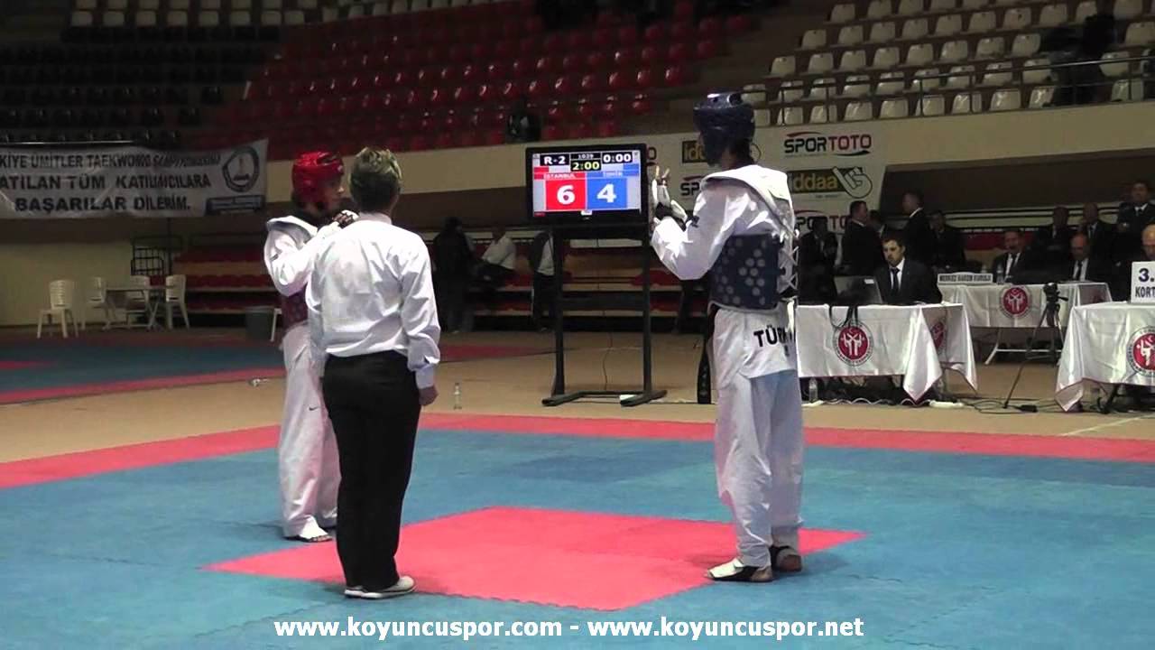 63kg Final Huseyin Kurt - Umit Bildik (2011 Ümitler Türkiye Taekwondo Şampiyonası)