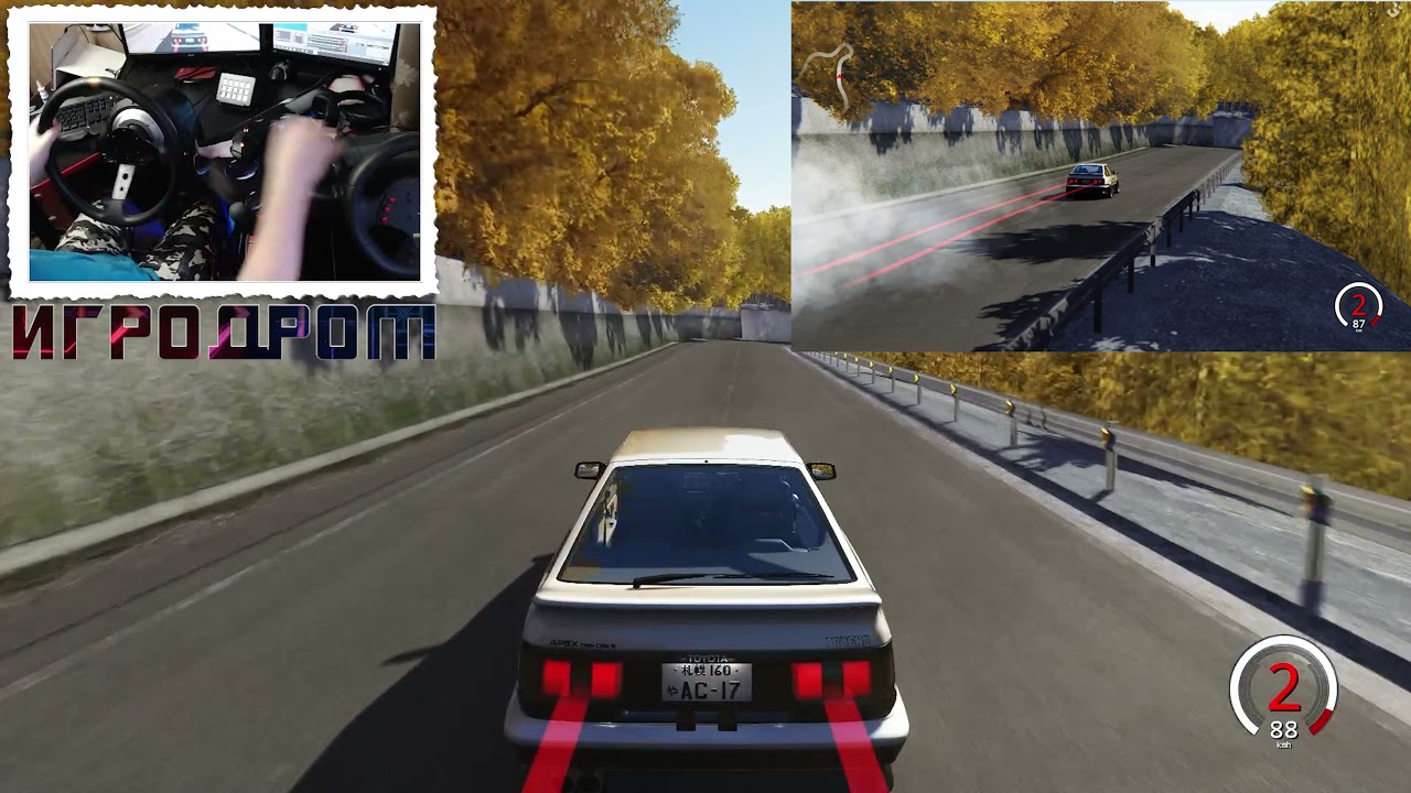 Drifting AE 86! Assetto Corsa PC w/900&deg; Steering Wheel