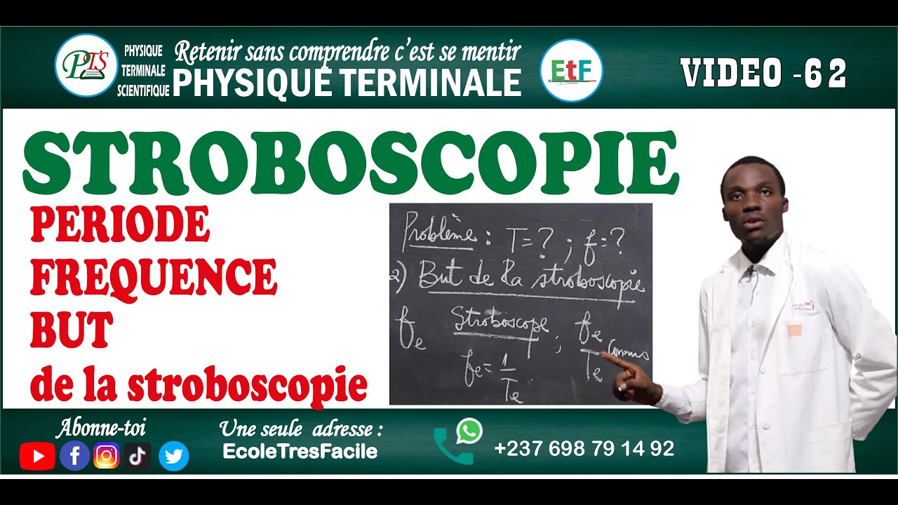 Physique Terminale #62 - La Stroboscopie - but et notion de période et fréquence
