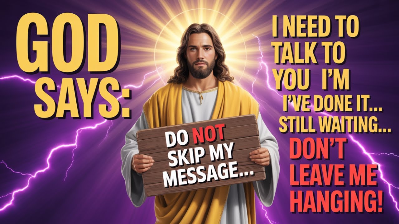 🛑 GOD SAYS;- I’M STILL WAITING… DON’T LEAVE ME HANGING! | God Message Today | God Helps