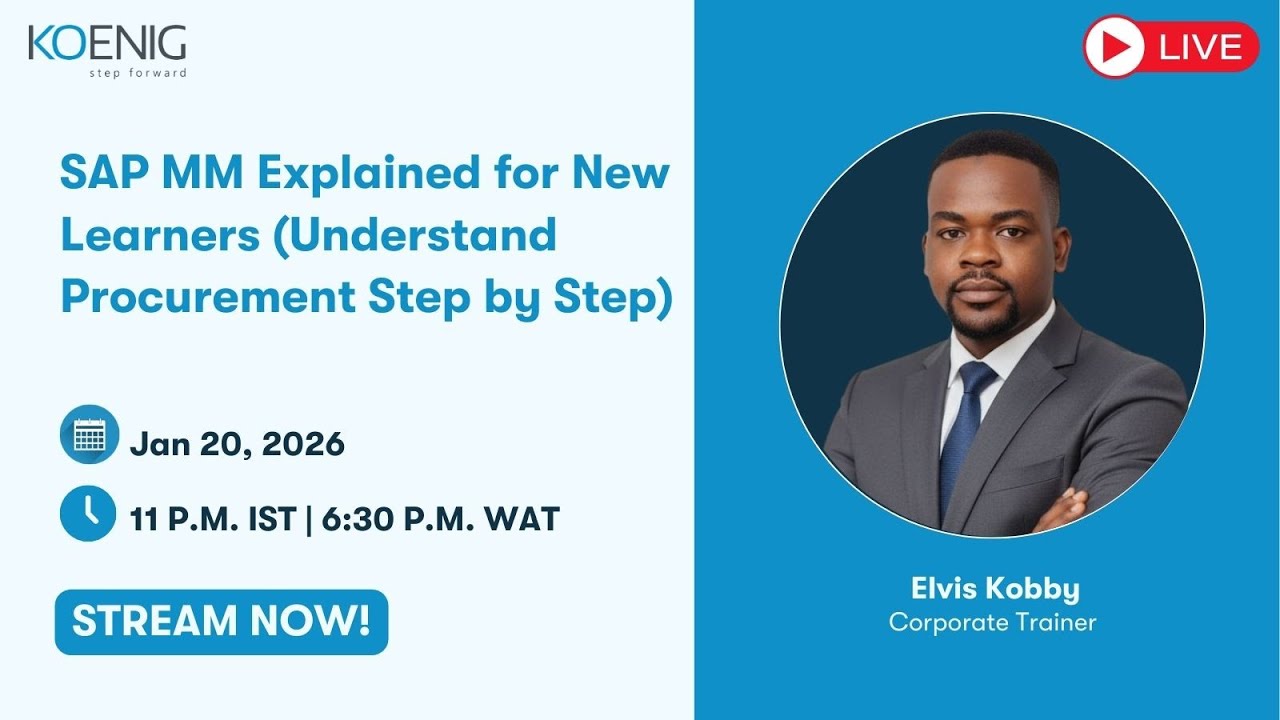 SAP MM Explained for New Learners (Understand Procurement Step by Step)