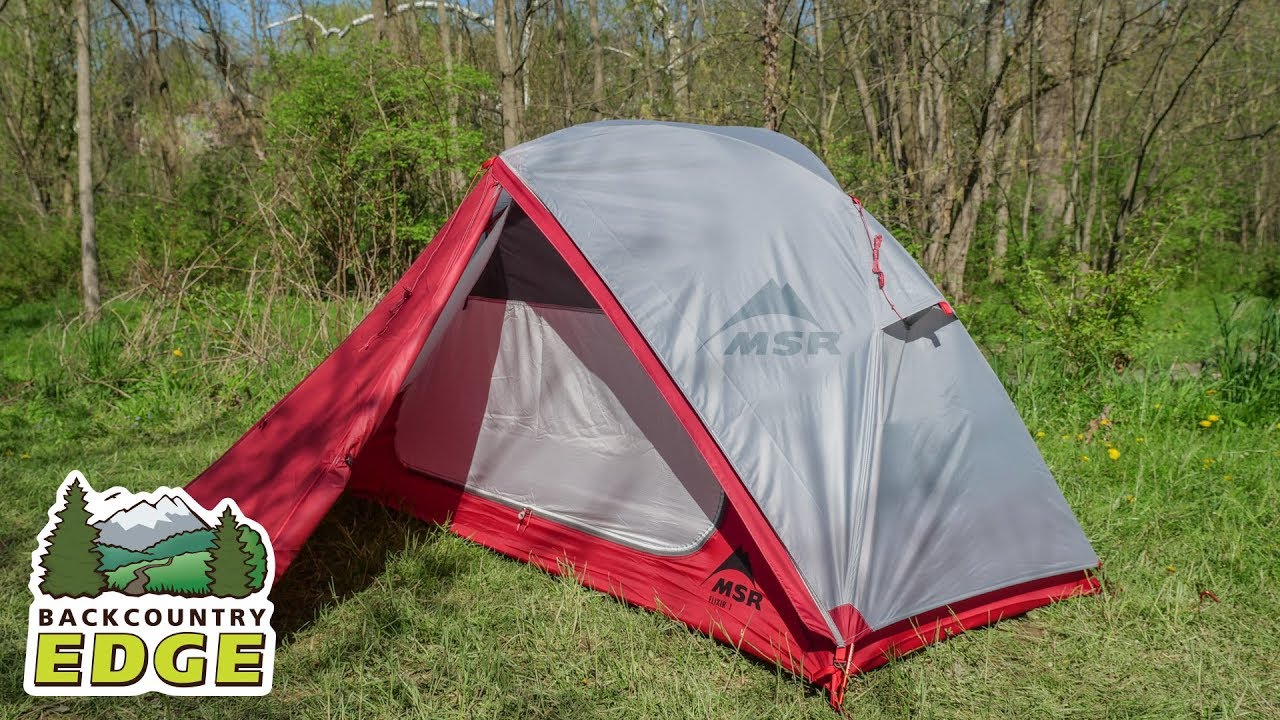 MSR Elixir 1 3-Season Backpacking Tent (with Footprint)