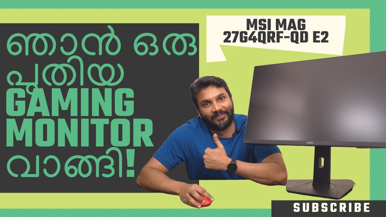 MSI Gaming Monitor for PS5 & PC- Unboxing and Setup (Malayalam)