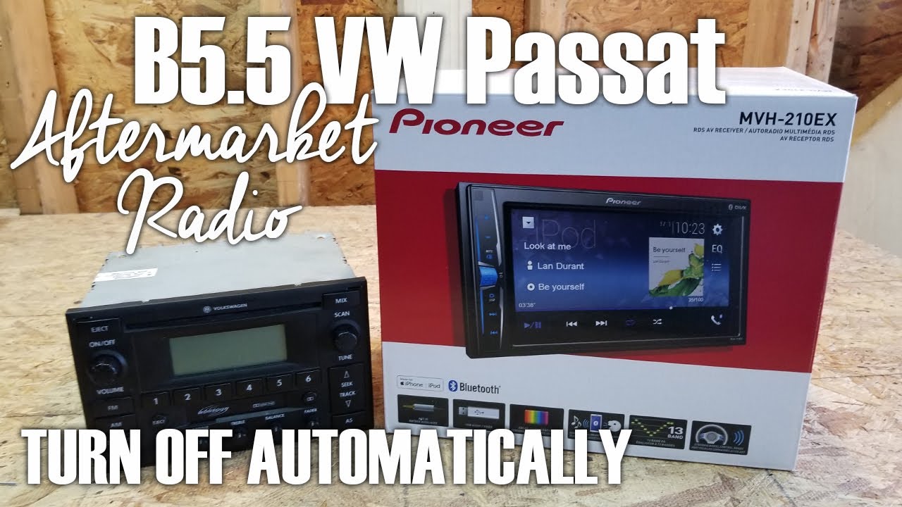 Радиоприемник не выключается в Volkswagen Passat B5.5 при вынимании ключа