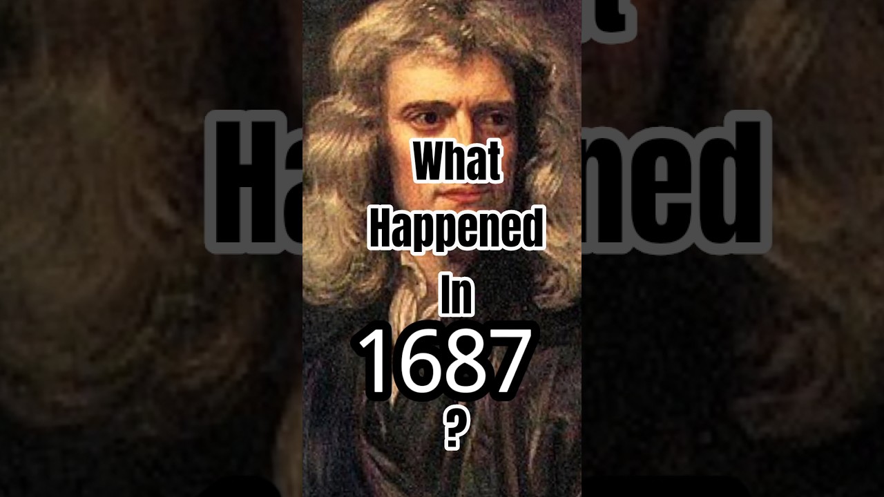 Sir Isaac Newton from England Discovered gravity in 1687#newton #history #usa