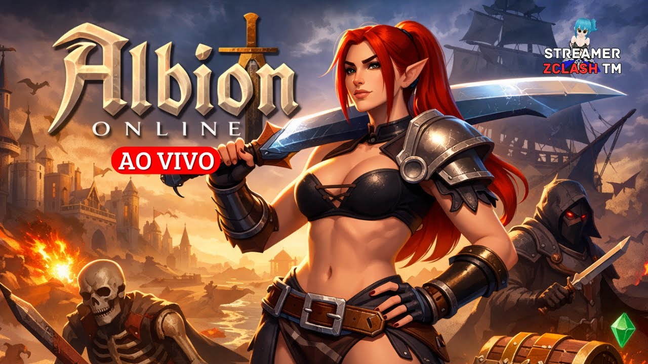 Gameplay de Albion Online AO VIVO! 🔥