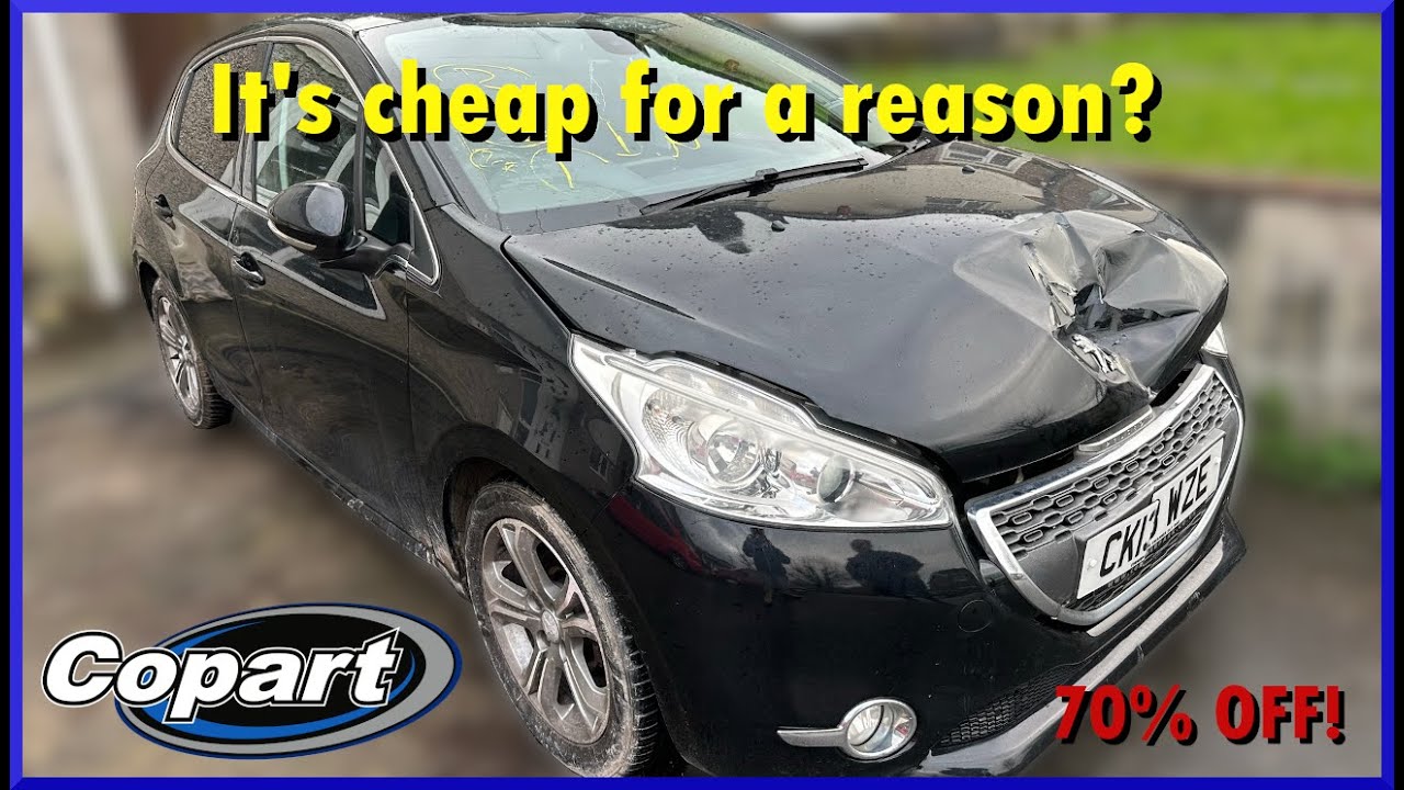 I Bought a WRECKED Peugeot 208 From Online Auction | Copart Auction!