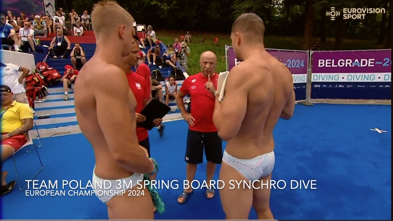 🇵🇱Poland   3m Spring Board Diving SYNCHRO European A Championship 2024
