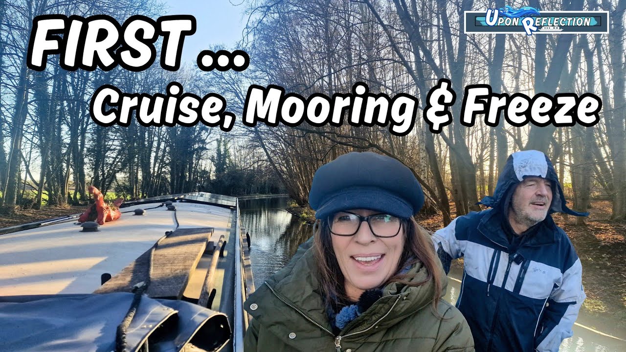 First Cruise on our Widebeam, Frozen Canal and Renovations. Ep165