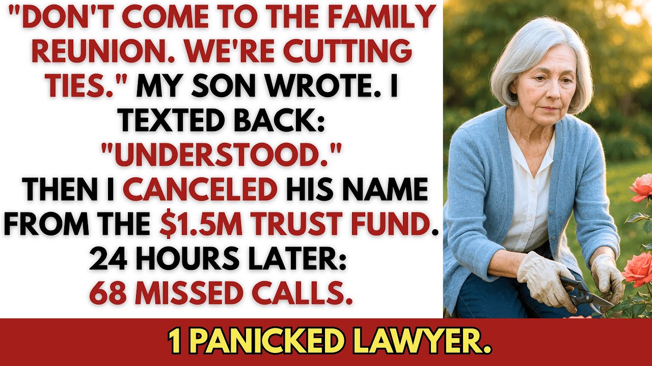 My Son Sent A Letter: ‘Don’t Try Coming To The Family Reunion.’ I Just Texted Back: ‘Understood.’