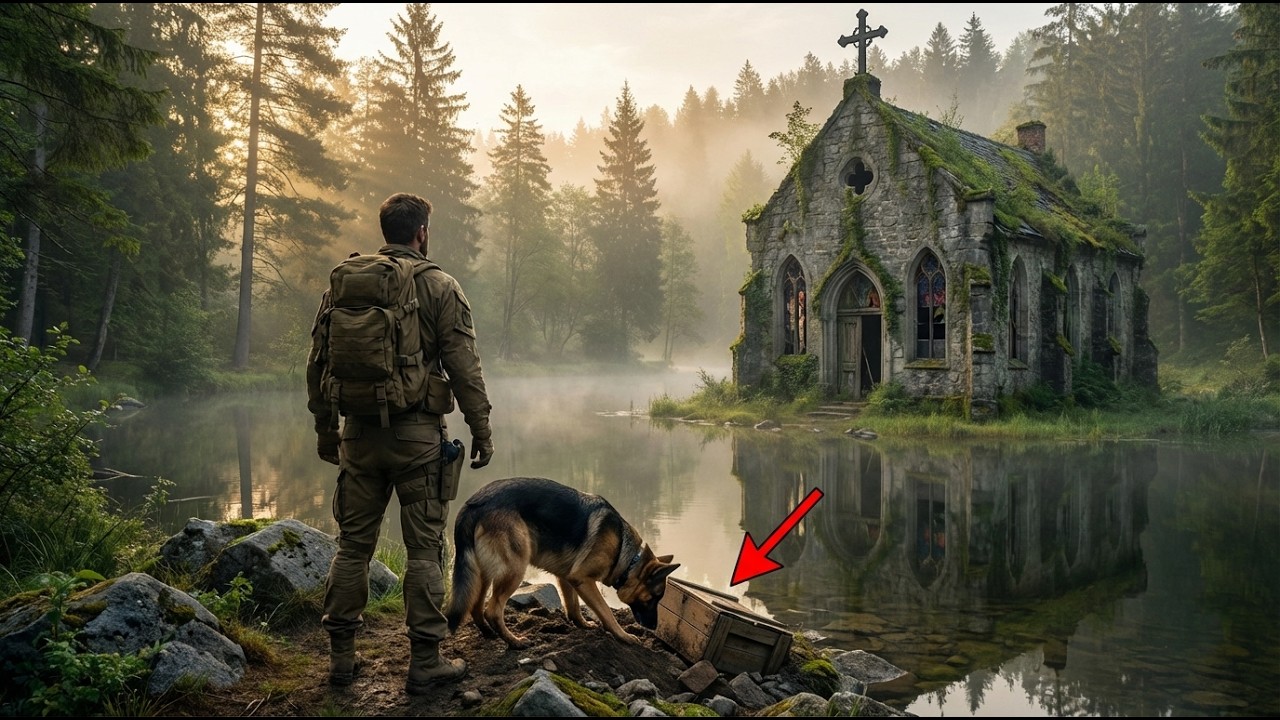 Veteran Found a Forgotten Chapel at the Edge of a Lake — His Dog Found a Box Beneath It