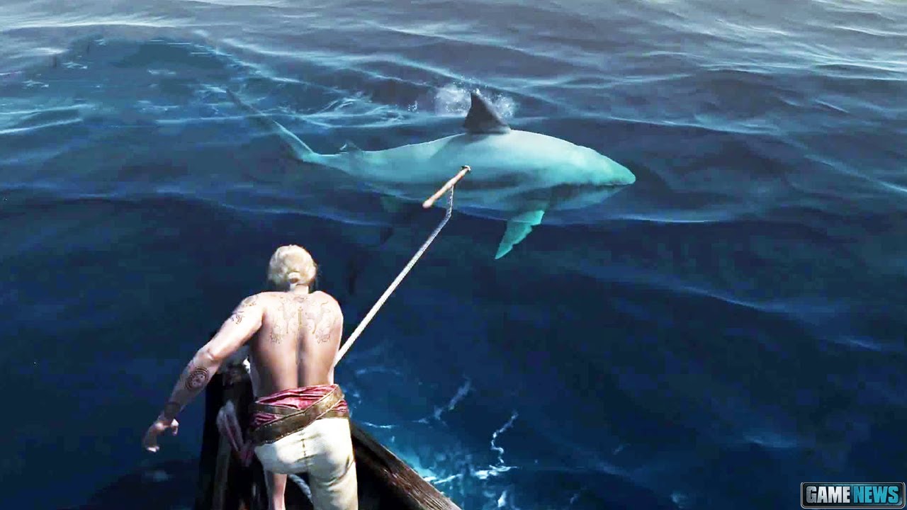 PS4 - ASSASSIN'S CREED 4 Атака акулы!