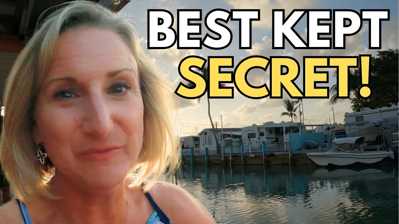 🌴Jolly Roger RV Resort Review, Waterfront Dining & Manatees | Florida Keys Adventure