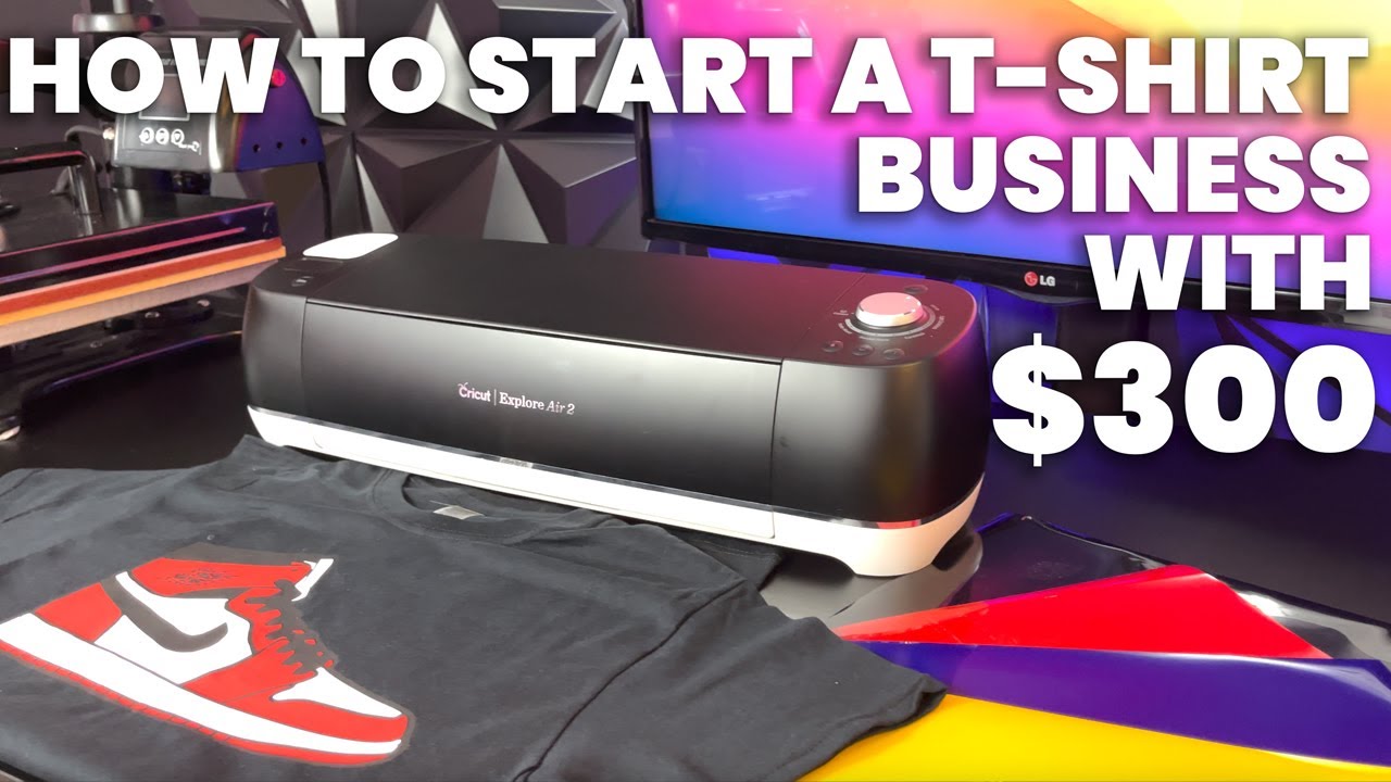 Как начать бизнес по производству футболок с 300 долларами (Cricut + термопресс)