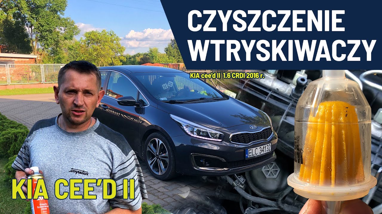 KIA cee'd 1.6 CRDi 2016r. (Hyundai) czyszczenie wtryskiwaczy TEC 2000