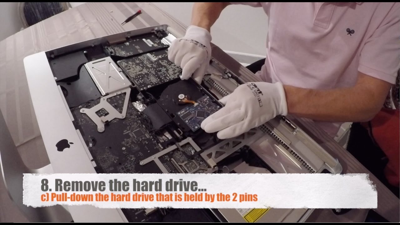 iMac Hard Drive Upgrade to SSD, Full Procedure, iMac late 2009, 2010, 2011, 2012