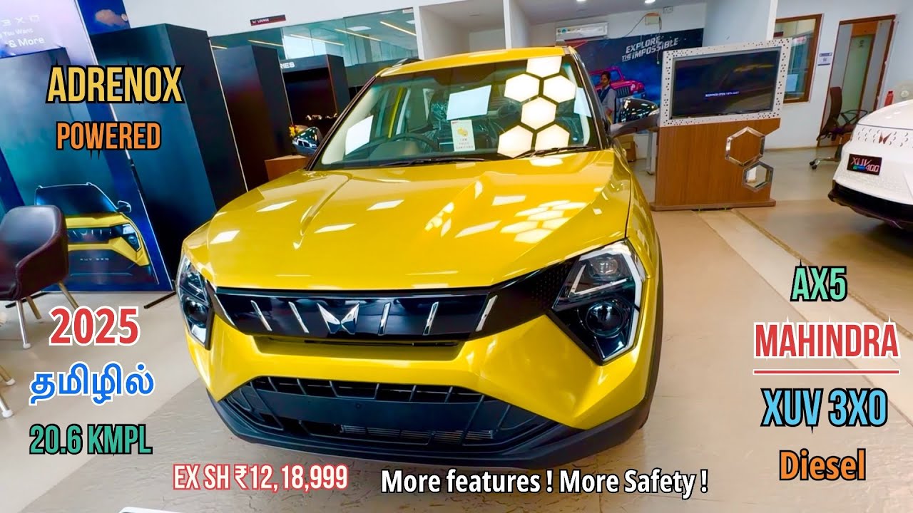 mahindra xuv 3xo 2025 tamil review | AX5 diesel Variant | Explain interior, Exterior, Engine,futures