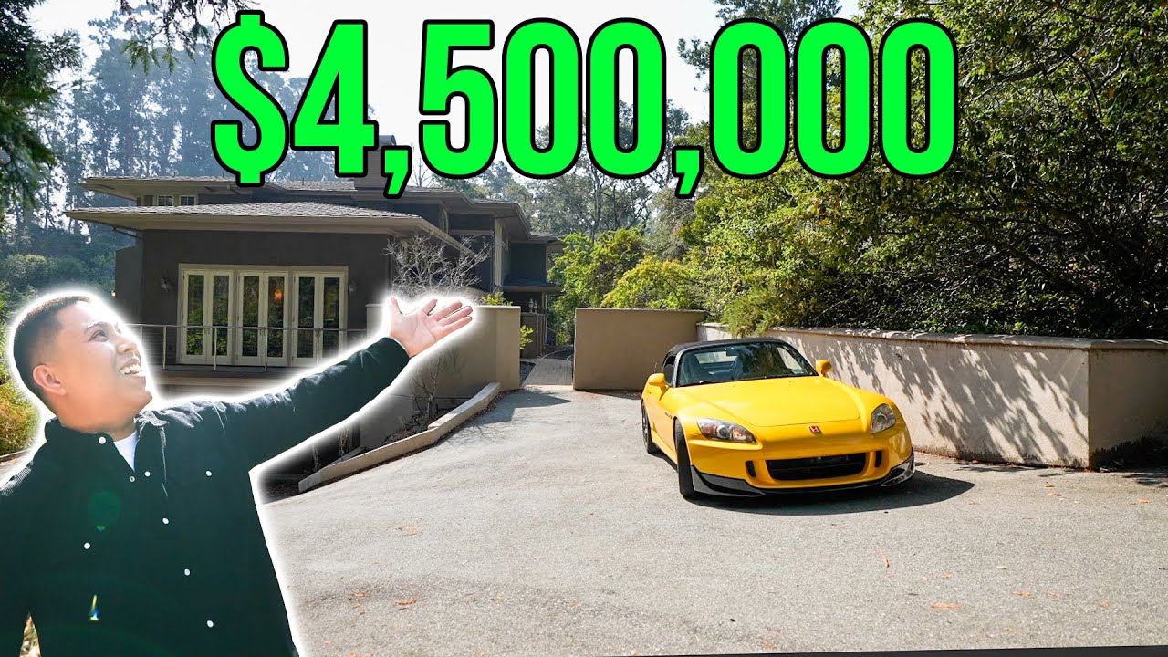 $4.5 MILLION HILLSBOROUGH CALIFORNIA MANSION TOUR