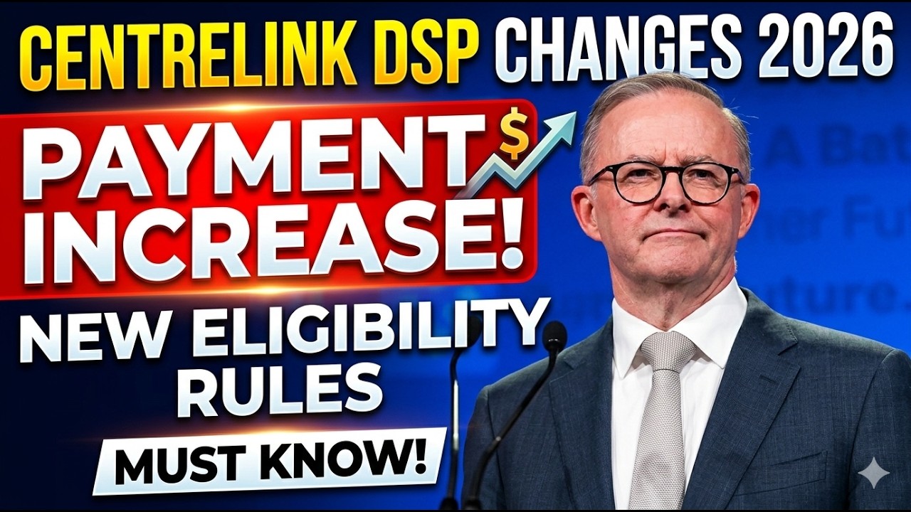 Уведомление Centrelink о программе DSP на 2026 год &mdash; Новые правила и увеличение выплат &mdash; Полное р...