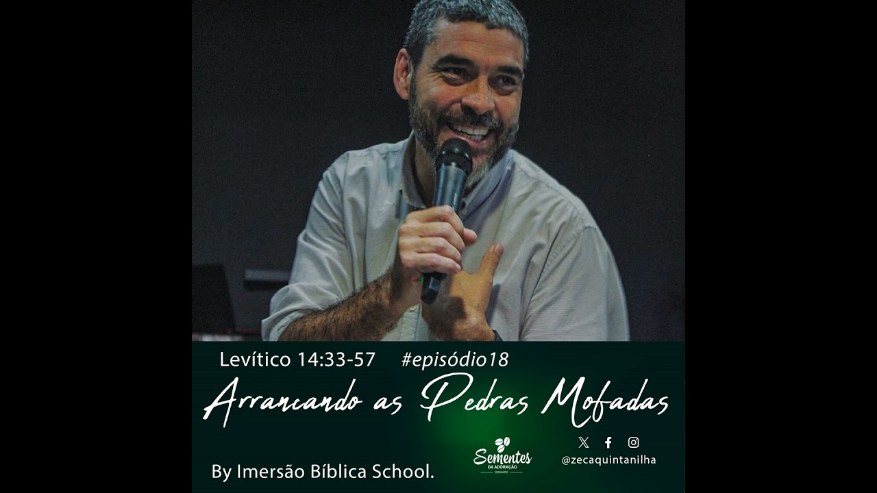 Arrancando as pedras mofadas - Levítico 14:33-57