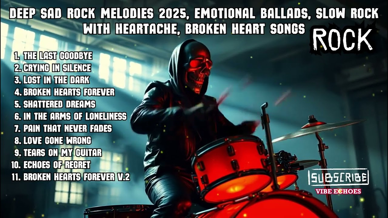 Deep Sad Rock Melodies 2025,Emotional Ballads,Slow Rock with Heartache,Broken Heart Songs #hitmusic