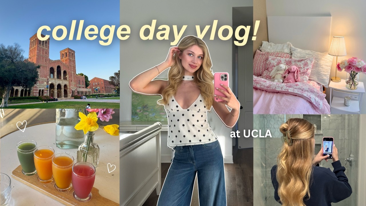 ОДИН ДЕНЬ ИЗ МОЕЙ ЖИЗНИ В КОЛЛЕДЖЕ: ВЛОГ ИЗ UCLA
