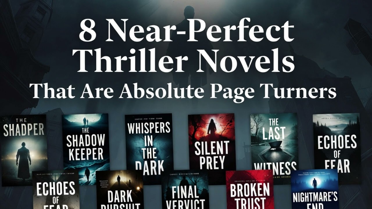 8 Near Perfect Thriller Novels That Are Absolute Pager Turners