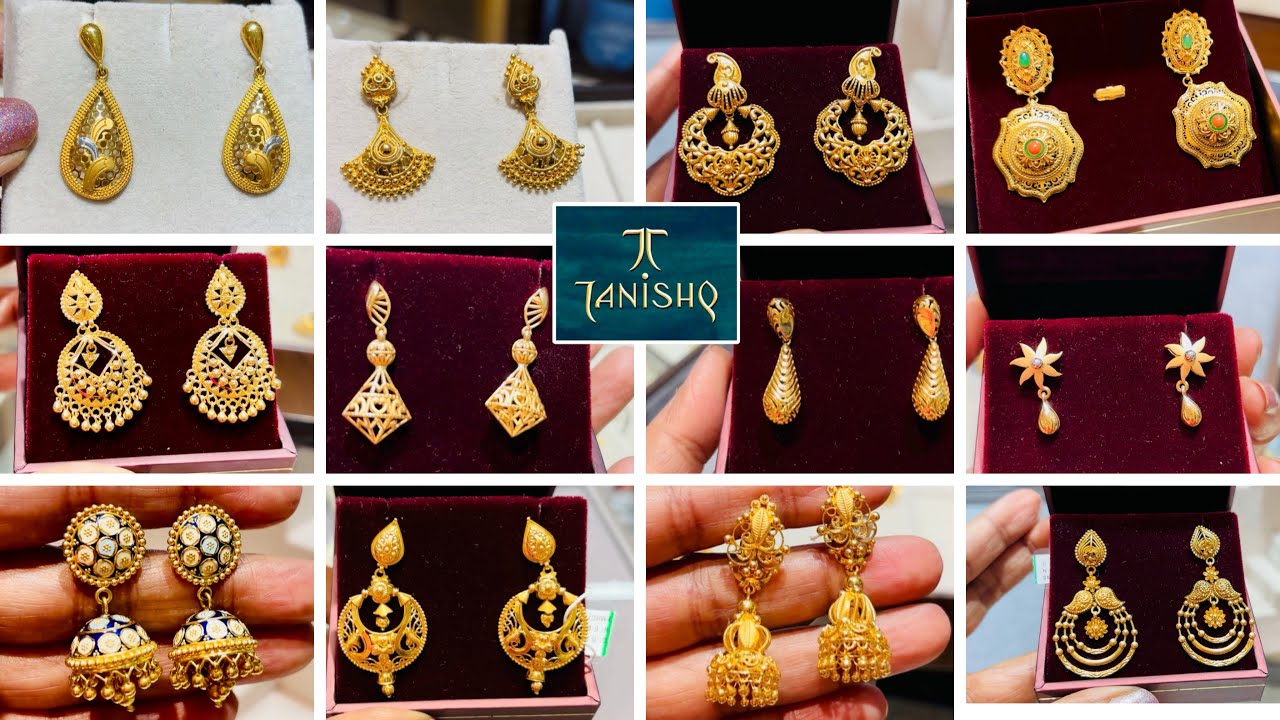 #2026 Tanishq Latest ✨💫Earrings designs with price | Tanishq 22kt gold earrings | Tanishq earrings 