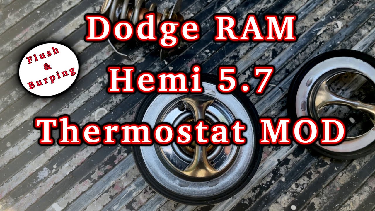 Dodge Ram 1500 Hemi 5.7 180° Thermostat Mod & Coolant Flush