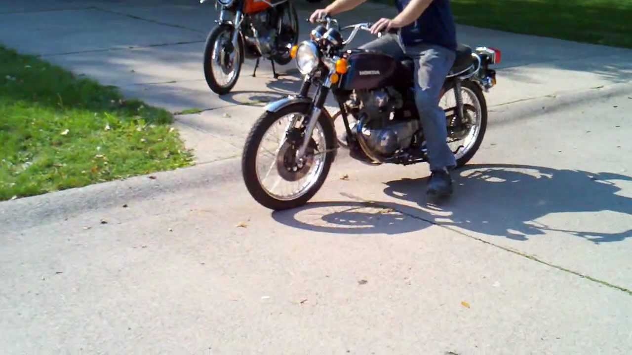 1976 honda cb200 cb 200 cb200t with emgo shorties
