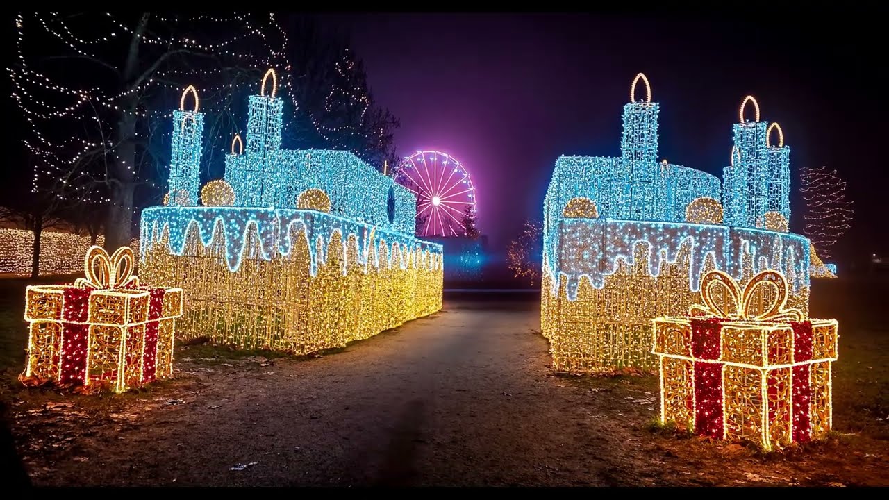 Gödöllői Királyi Kastély - 2025.12.11., 1.rész - Fénypark Drón-os felvételek