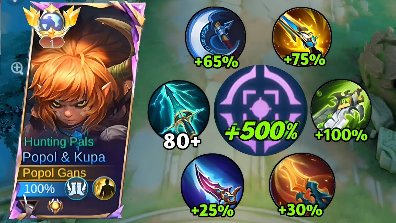 MOONTON THANKS FOR NEW POPOL AND KUPA ONE SHOT BUFFED BUILD! | POPOL AND KUPA NEW BEST BUILD 2026!!🔥
